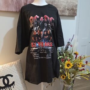AC/DC Black Anniversary Graphic Tee